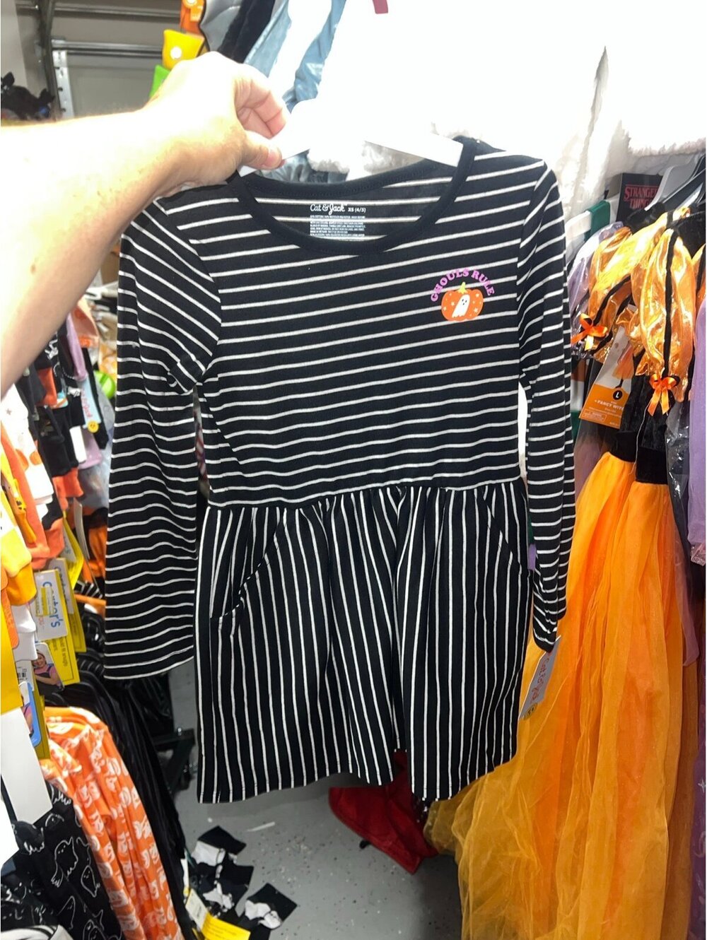 Girls Halloween dress size XS 4/5